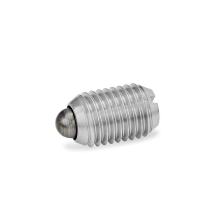 J.W. Winco GN615.1-M4-BN Spring Plunger Stainless 4NG14/BN